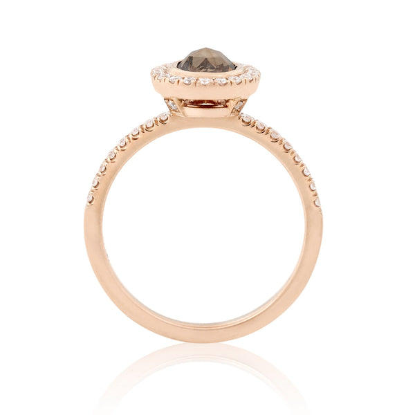 Champagne Diamond Ring