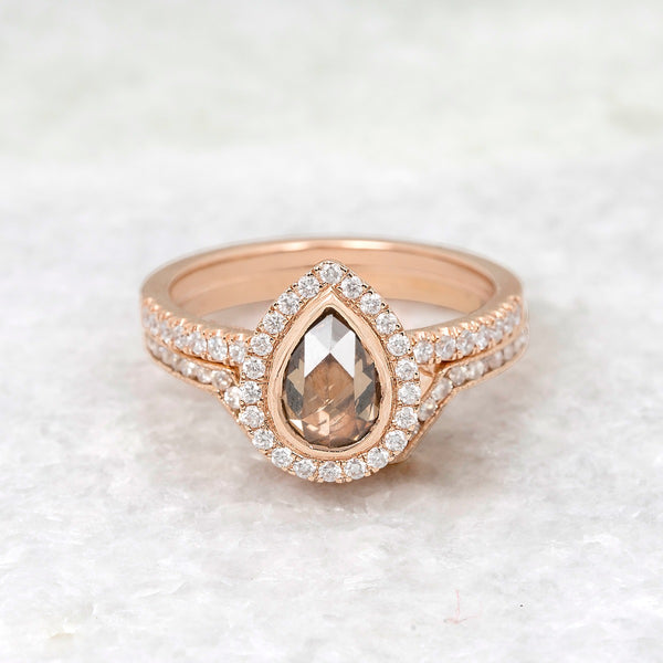 Champagne Diamond Ring