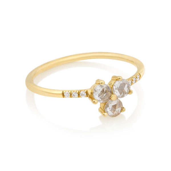 Diamond Triad Ring