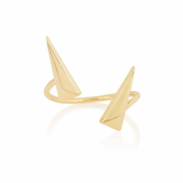 Double Pyramid Ring