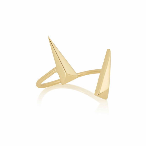 Double Pyramid Ring