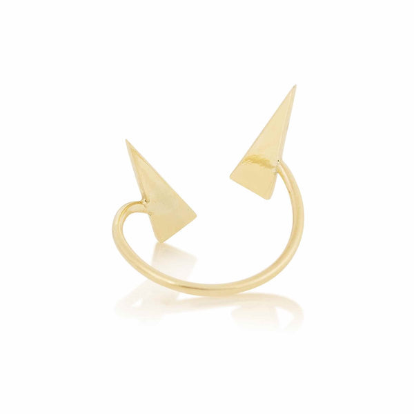Double Pyramid Ring