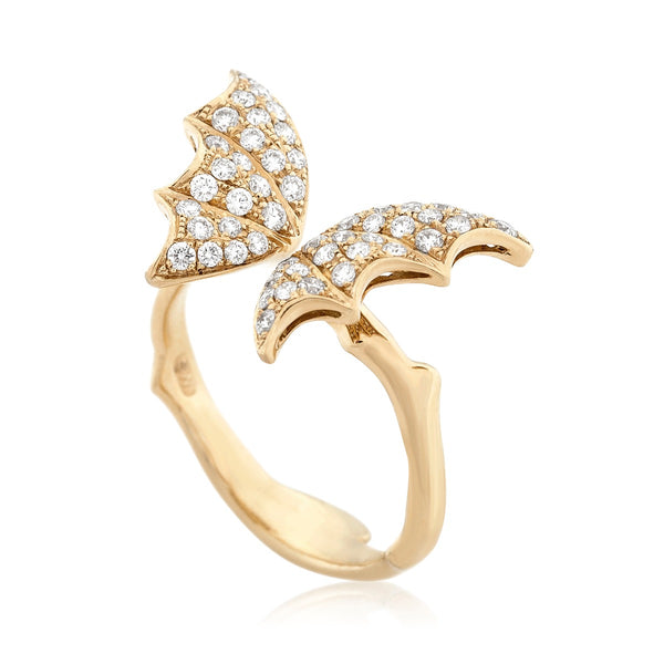Fly by Night Pave Open Ring