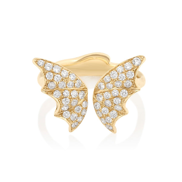 Fly by Night Pave Open Ring