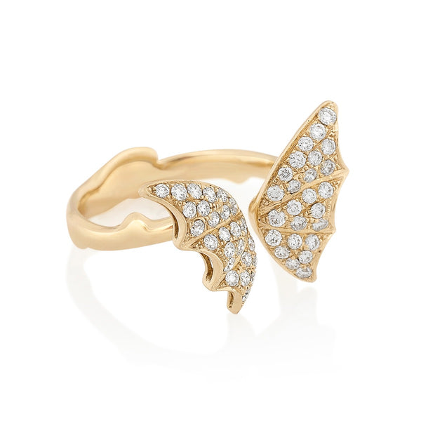Fly by Night Pave Open Ring