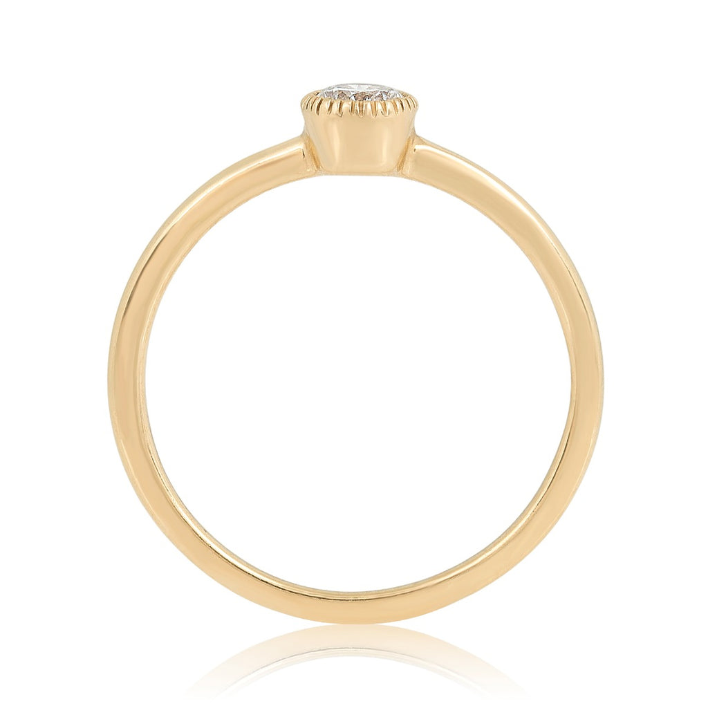 Cut Down Pave Ring