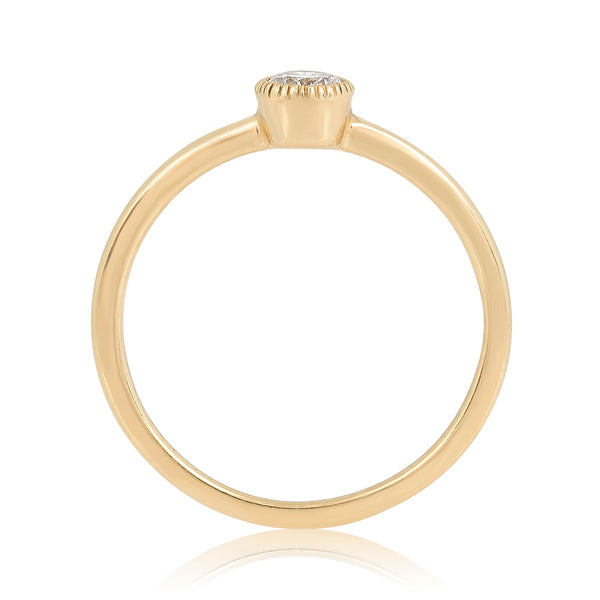Cut Down Pave Ring