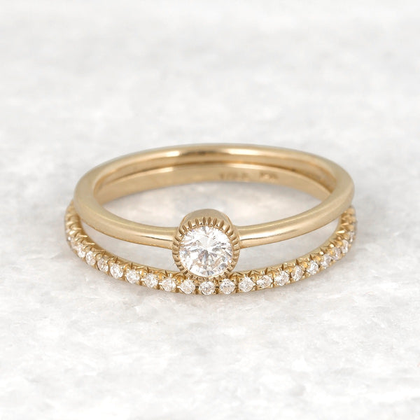 Cut Down Pave Ring