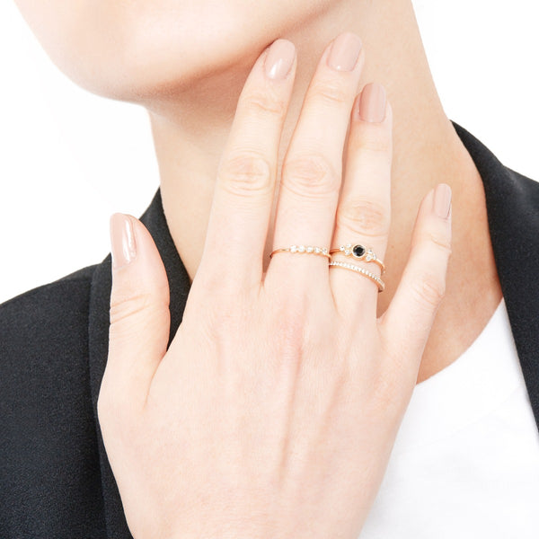 Cut Down Pave Ring
