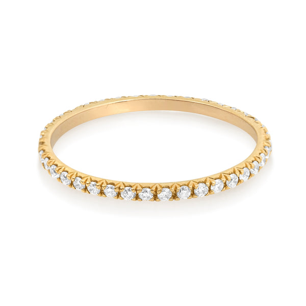 Cut Down Pave Ring