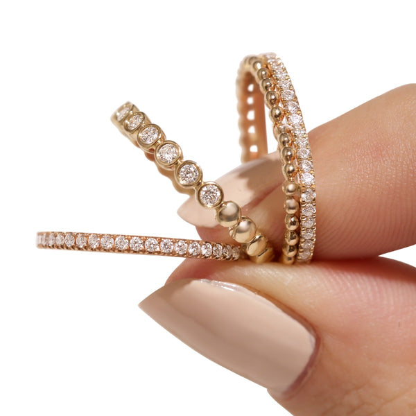 Cut Down Pave Ring