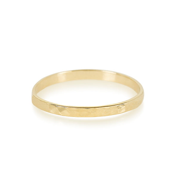 Hammered Dome Band Ring