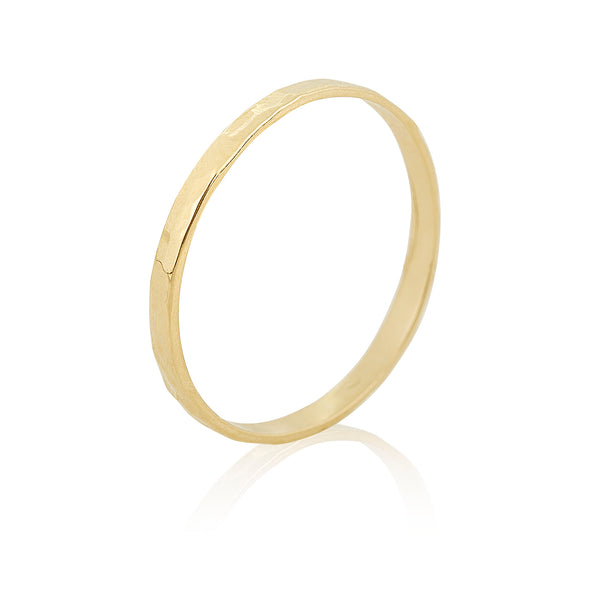Hammered Dome Band Ring