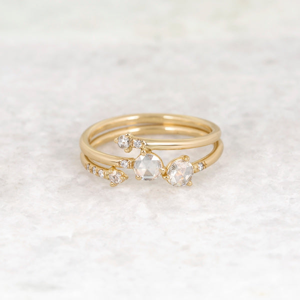 Crossover Diamond Ring