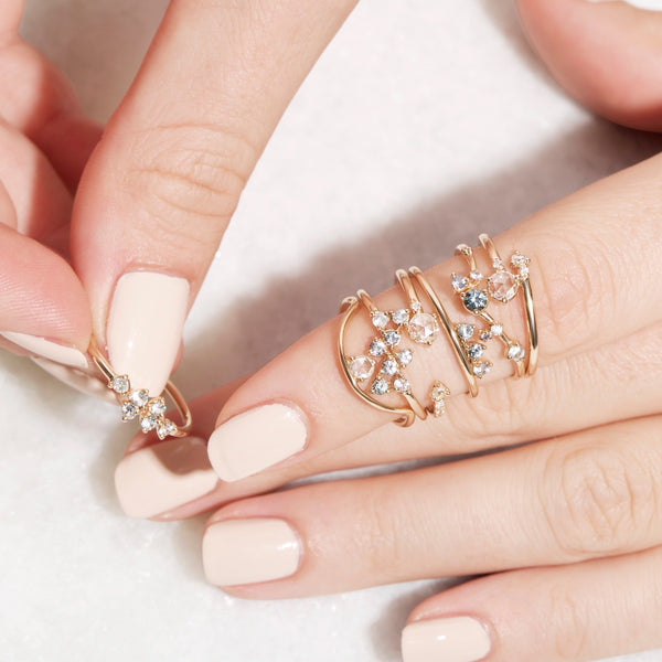 Crossover Diamond Ring