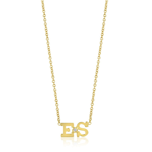 2 Initial Set Necklace