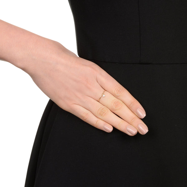 Diamond Drop Ring